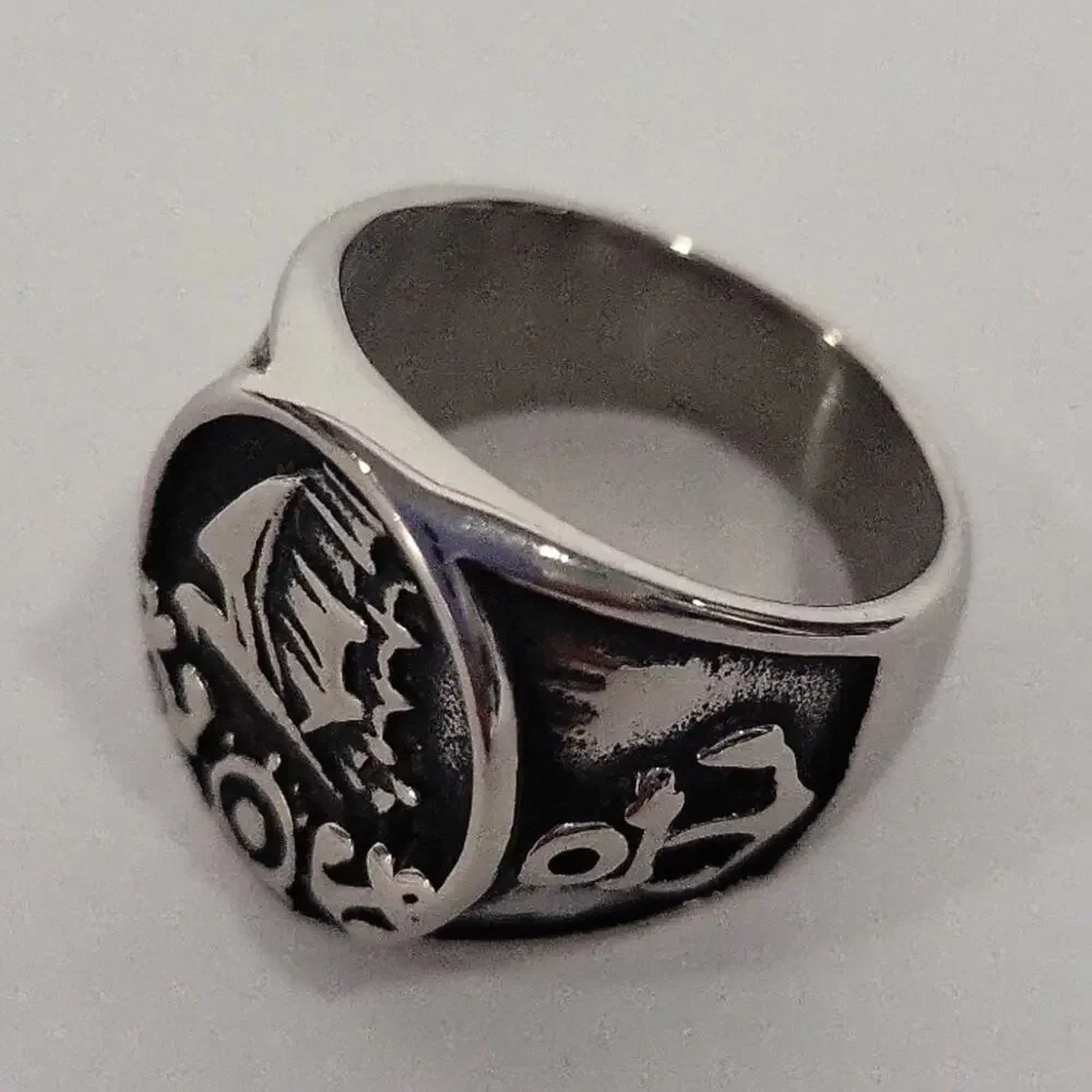 Nautical Sail Boat Handmade Men's Ring Size 9 NWT